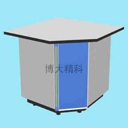 钢木结构台角柜 
