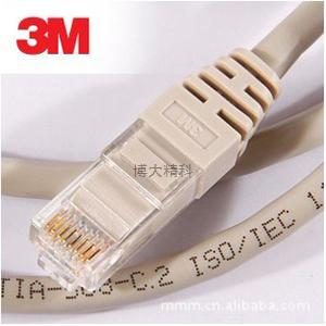 3M 超5类 PVC护套RJ45/RJ45非屏蔽跳线5米灰色 