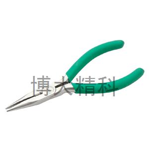 1PK-036S防滑绿柄钛金有牙尖嘴钳(135mm) 