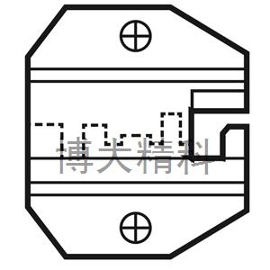 1PK-3003D14网络口模AMP 8P8C/RJ45