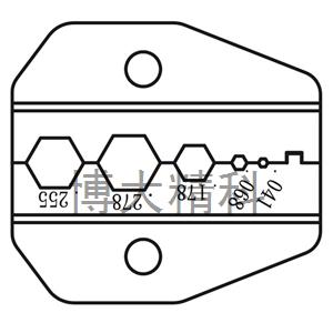 1PK-3003D28同轴口模S.041H.068.178.255.278