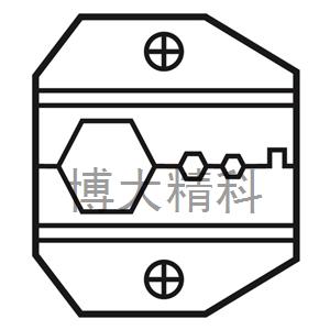 1PK-3003D6同轴口模HEX.080 1PK-3003D6同轴口模HEX.080