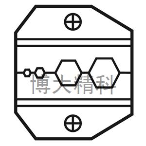 1PK-3003D9轴口模HEX.042.068.190.213” 