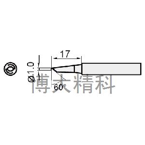 5SI-216N-BC(圆尖烙铁头(SS-216/217共享)BC) 