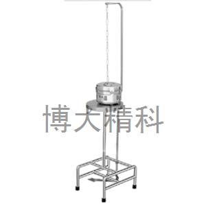 不锈钢脚踏贮槽自动盖架(配贮槽) 