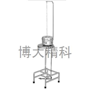 不锈钢脚踏贮槽自动盖架(配贮槽) 