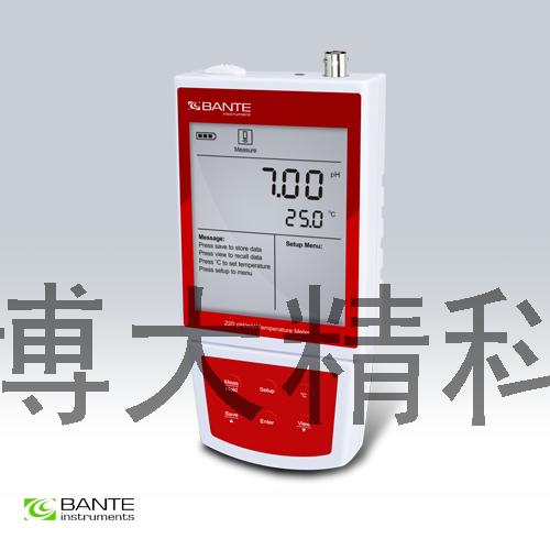 Bante220-UK经济型便携式pH计